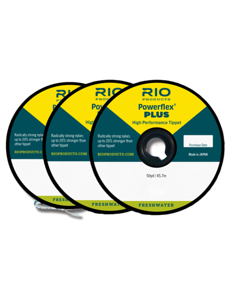 Rio Powerflex Plus Tippet - 50 Yard, 3-Pack