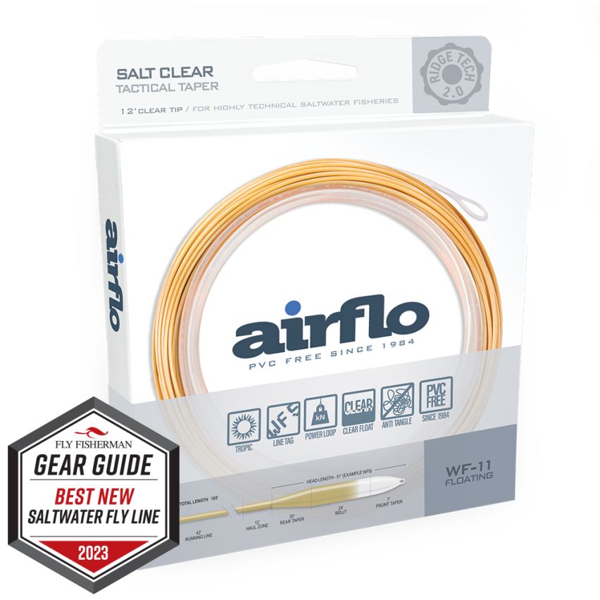 Airflo FLATS TACTICAL RIDGE 2.0 - 12FT CLEAR TIP